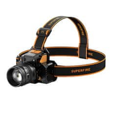 slomart Naglavna svetilka Superfire HL58, 350 lm, USB