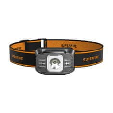slomart Naglavna svetilka Superfire HL75-X, 220 lm, USB