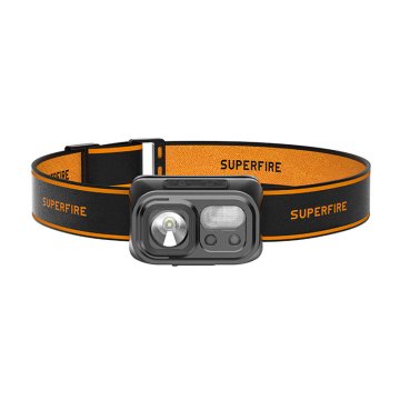 slomart Naglavna svetilka Superfire HL23, 220 lm, USB-C