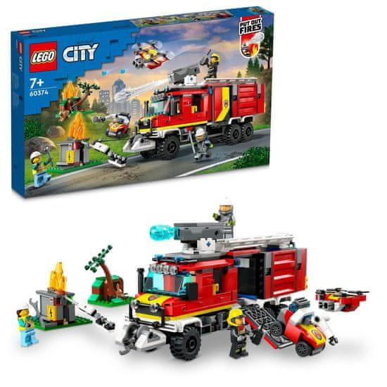 LEGO City 60374 Gasilsko poveljniško vozilo