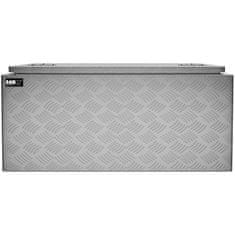 MSW Aluminijasta transportna orodjarna skrinja z zaklepom 119 l 91 x 45 x 44,5 cm