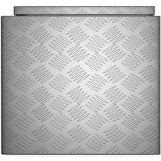 MSW Aluminijasta transportna orodjarna skrinja z zaklepom 119 l 91 x 45 x 44,5 cm
