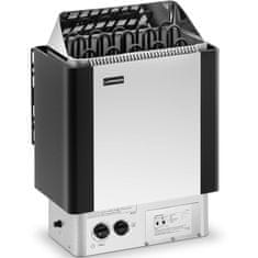 Uniprodo Električni savna peč z vgrajenim krmiljenjem 9-13 m3 do 110 °C 400 V 9 kW srebrno-črna