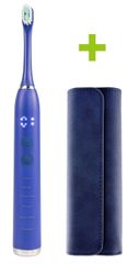 Oxe Sonična električna zobna ščetka Sonic T1 in potovalni kovček, modra