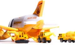 Ikonka Transportno letalo + 3 gradbena vozila