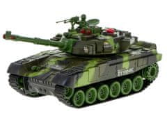 WOWO RC Tank na daljinsko upravljanje - RC Tank Big War 9995 na daljinsko upravljanje 2,4 GHz - zelena