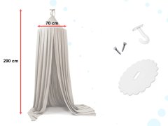 WOWO Canopy Tipi Tent Grey - Viseči Canopy Tipi Tent Grey