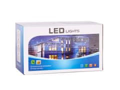 WOWO Svetlobna zavesa z nizom LED - Večbarvna svetlobna zavesa z nizom LED 3x3 m 200LED z USB in daljinskim upravljalnikom 16 barv s pomnilnikom