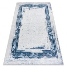 eoshop ANDRE pralna preproga 1213 Greek vintage anti-slip - bela / modra ( - Velikost: 80x150 cm)