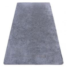 eoshop Moderna pralna preproga LAPIN Shaggy, nedrseča, črna, slonokoščena ( - Velikost: 80x150 cm)
