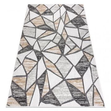 eoshop Preproga SISAL COOPER Mosaic 22208 ecru / black ( - Velikost: 140x190 cm)