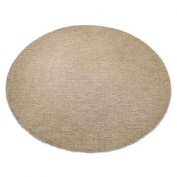 eoshop Moderna okrogla preproga LATIO 71351050 pralna, bež (Dywany Luszczow - Velikost: krog 80 cm)