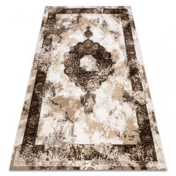 eoshop Preproga AKRYL VALENCIA 9987 ORNAMENT, FRAME, vintage beige ( - Velikost: 80x150 cm)