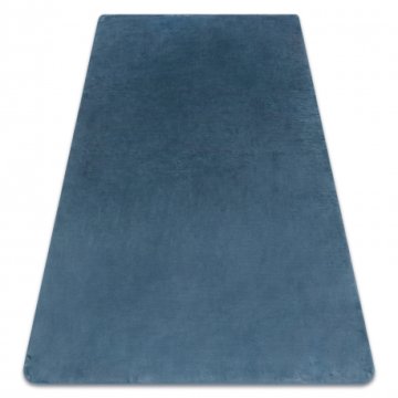 eoshop Pralna preproga POSH Shaggy, plišasta, debela, nedrseča, modra ( - Velikost: 50x80 cm)