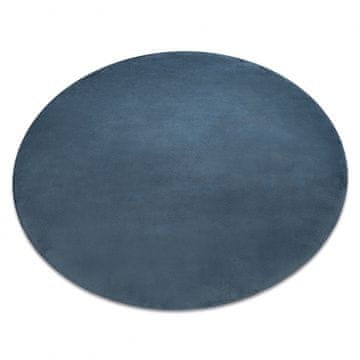 eoshop Pralna okrogla preproga POSH Shaggy, plišasta, debela, nedrseča, modra ( - Velikost: krog 60 cm)
