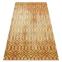 eoshop Moderna preproga MUNDO D5751 glamour zunanja oranžna / črna ( - Velikost: 120x170 cm)