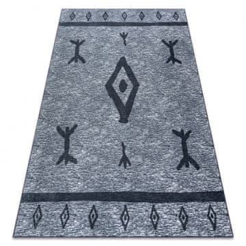 eoshop Preproga ANTIKA 119 tek, moderna azteška, pralna - siva ( - Velikost: 80x150 cm)