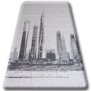 eoshop Preproga SIZAL FLOORLUX 20240 srebrna / črna ( - Velikost: 240x330 cm)