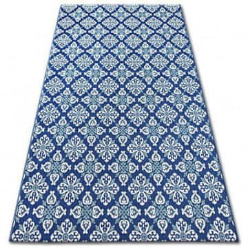 eoshop Preproga COLOR 19246/699 SISAL Flowers Blue ( - Velikost: 160x230 cm)