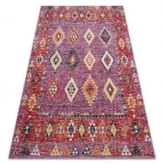 eoshop Moderna preproga MUNDO D7701 diamonds boho 3D outdoor pink / beige ( - Velikost: 160x220 cm)