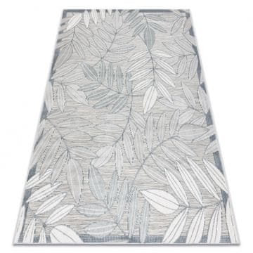 eoshop Preproga Strukturna BOTANIC 65241 Plošče ravno tkane za balkon, teraso - siva ( - Velikost: 78x150 cm)