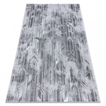 eoshop Moderna MEFE preproga B402 - Strukturna, dve ravni flisa, temno siva ( - Velikost: 80x150 cm)