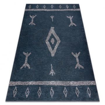 eoshop Preproga ANTIKA 121 tek, moderna azteška, pralna - antracitna ( - Velikost: 120x170 cm)