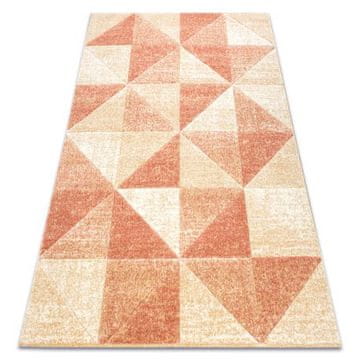 eoshop Preproga FEEL 5672/17911 Trikotniki bež/terakota ( - Velikost: 140x190 cm)