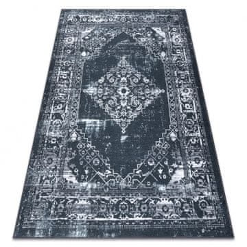eoshop Preproga ANTIKA 117 tek, sodoben ornament, pralna - siva / grafitna ( - Velikost: 120x170 cm)