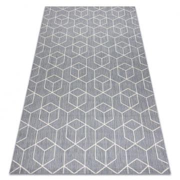 eoshop Preproga FLAT 48655/637 SISAL - 3d kocka ( - Velikost: 120x170 cm)