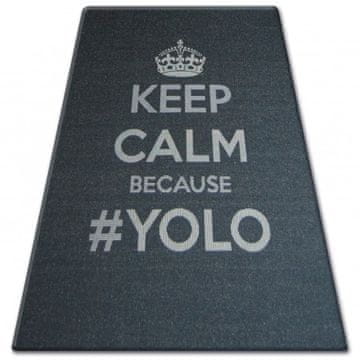 eoshop Preproga SIZAL FLOORLUX 20276 YOLO črna / srebrna ( - Velikost: 200x290 cm)