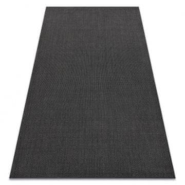 eoshop Preproga FLAT 48663/090 SISAL - črna SMOOTH ( - Velikost: 140x200 cm)