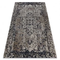 eoshop Moderna preproga MUNDO E0681 ornament, okvir vintage outdoor beige / black ( - Velikost: 80x150 cm)