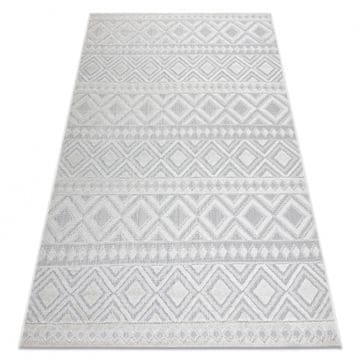 eoshop Preproga Strukturna SOLE D3851 Boho, diamanti - ploskovita vezava bež ( - Velikost: 200x290 cm)