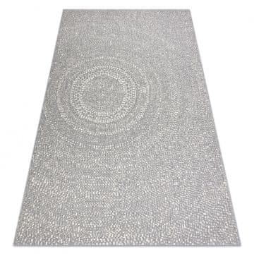 eoshop Preproga FLAT SISAL 48832637 Krogi, pike siva / krem ( - Velikost: 120x170 cm)