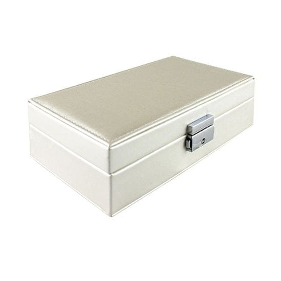 Northix Škatla za nakit 21 x 12 - bela