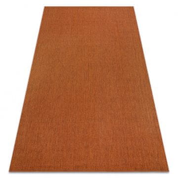 eoshop Preproga FLAT 48663/120 SISAL - terakota SMOOTH ( - Velikost: 140x200 cm)