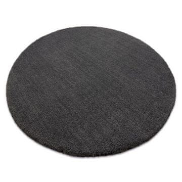 eoshop Moderna okrogla preproga LATIO 7135100, pralna, siva ( - Velikost: krog 160 cm)