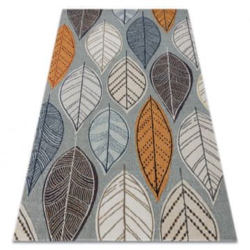 eoshop Moderna preproga MUNDO E0641 Leaves outdoor blue / beige ( - Velikost: 180x270 cm)