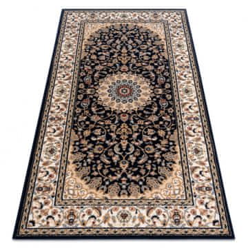 eoshop Volnena preproga NAIN Roses, okvir 7177/51011 beige / preto ( - Velikost: 240x340 cm)