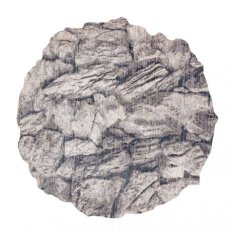 eoshop Moderna preproga TINE 75417B, nepravilne oblike, Rock stone cream / grey (Koberce Luszczow - Velikost: 195x195 cm)