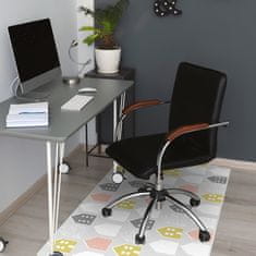 Decormat Zaščitna podloga za stol Skandinavski vzorec 120x90 cm 15 cm 