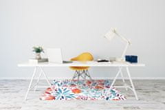 Decormat Zaščitna podloga za stol Vintage maki 140x100 cm 2 cm 
