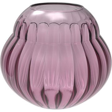 Villeroy & Boch Steklena vaza ROSE GARDEN HOME roza, 17 cm