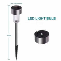 Vrtna solarna LED svetilka DALI L0235 10 kos paket