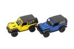Kinsmart Avto Jeep Wrangler 2018 trda streha 12,5cm kovina/plastik 4 barve na hrbtni strani