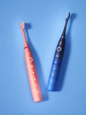 Oclean Find Duo komplet dveh električnih zobnih ščetk, rdeča in modra