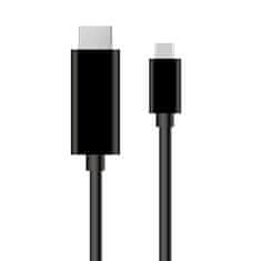 Northix Adapter USB-C (3.1) v HDMI (2.0), 1,8 m - črn 