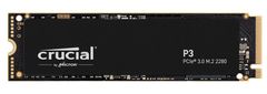 Crucial P3 SSD, 4 TB, M.2 80 mm, PCI-e 3.0 x4 NVMe (CT4000P3SSD8)