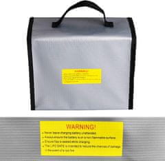 YUNIQUE GREEN-CLEAN Torba Ognjevarna torba idealna za polnjenje protipoželskih lipo baterij (Velikost mm 215 x 155 x 115)